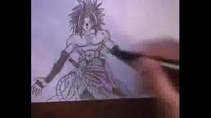 Как Да Си Нарисуваме - Sasukes Curse Mark LVL 2