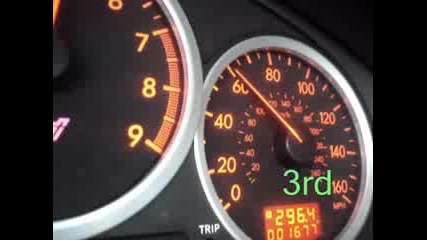 Subaru Impreza Wrx Sti 2007 0 - 135mph/h acceleration