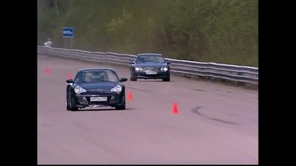 Dragtimes.info Porsche 911 Turbo vs Mb Sl55 Amg 