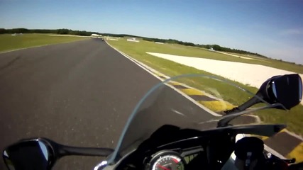 Onboard Suzuki Gsx - R 750 K9 with Contourhd at the Pannoniaring in Hungary 