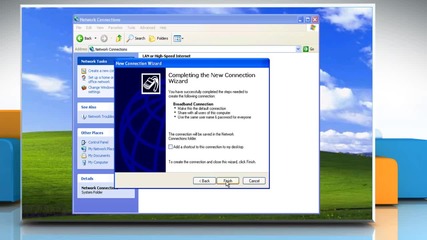 Windows® Xp: How to connect the Internet?