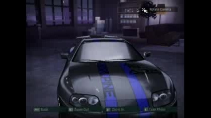 My career cars in NFSC2