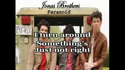 Jonas Brothers - Paranoid - Karaoke