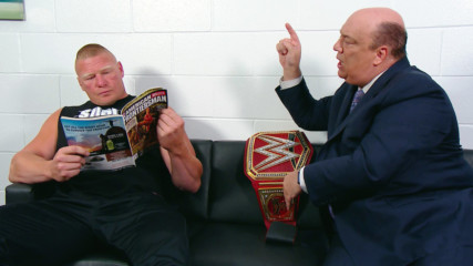 Paul Heyman pleads with Brock Lesnar to go to the ring: Raw, July 30, 2018