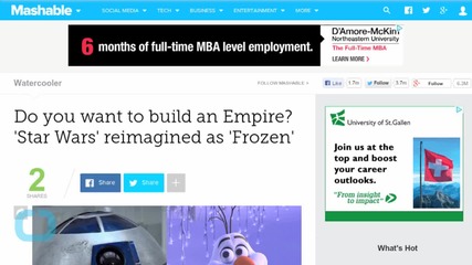 Do You Want to Build an Empire? 'Star Wars' Reimagined as 'Frozen'