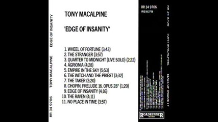 Tony Macalpine Edge of Insanity (full Album) 1986