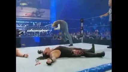 Wwe Edge Spears Undertaker On Smackdown 12_2_10