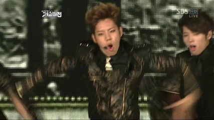 Infinite - Be Mine & Paradise ( 29-12-2011 S B S Gayo Daejun )