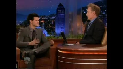 Taylor Lautner Interview with Conan O'brien part 1