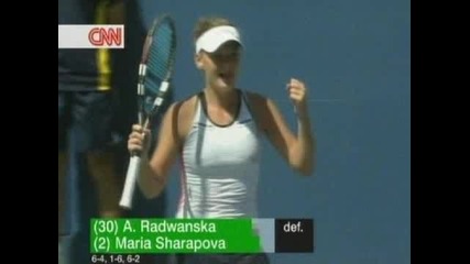 Шарапова Отпадна От Полякина На Us Open