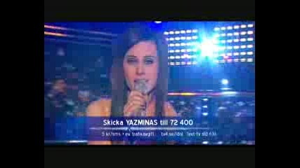 Yazmina Simic - Born To Make You Happy - Idol 2008 Sweden
