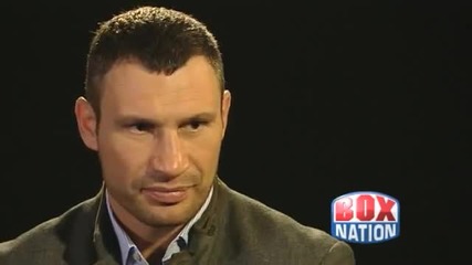 Vitali Klitschko интервюиран от Jim Rosenthal за Boxnation
