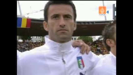 13.06 Италия - Румъния 1:1 Националните химни