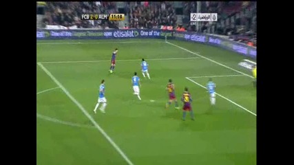 26.01.2011 Барселона 2 - 0 Алмерия гол на Давид Вия 
