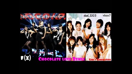 Girl's Generation and F(x)-chocolate love [remix]
