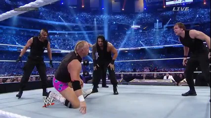 The Shield vs Kane & New Age Outlaws - Wrestlemania 30
