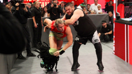 Kevin Owens obliterates Tyler Breeze before their match: Raw, Sept. 10, 2018