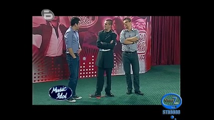 Music Idol 3 - 05.03.09г. - Участник Се Преструва На Бате Бойко - High - Quality