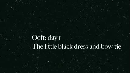 Ootd- Little black dress and bow tie