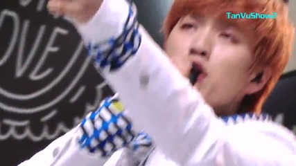 130511 B1a4 - What's Going On @ Music Core