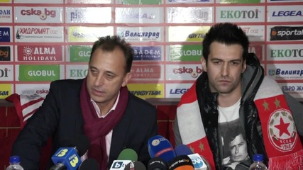 ЦСКА представи официално Мартин Камбуров