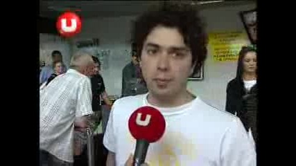 Morandi - interview la aeroport dupa intoarcerea din Russia [2008]