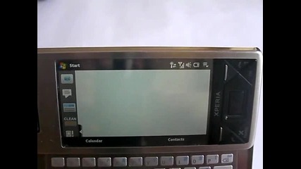 Демонстрация на Touchwiz интерфейс върху Sony Ericsson Xperia X1