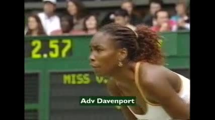 Wimbledon 2000 Final Venus Williams Vs. Lindsay Davenport