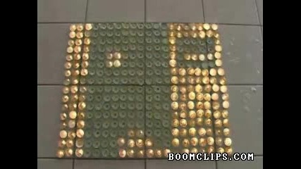 Невероятно светлинно шоу oт свещи !
