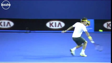 Roger Federer Pre - Australia Open Practice January 2011 