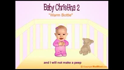 Baby imitating Christina Aguilera