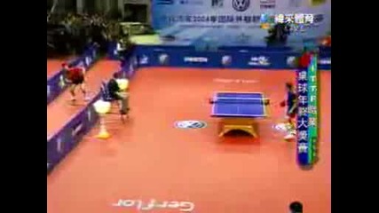Weird ping pong match