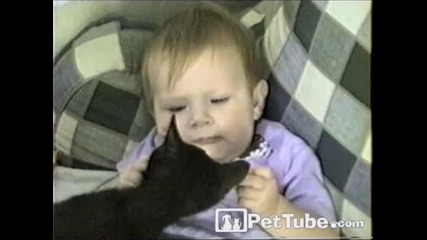 Бебе и котка ядът
