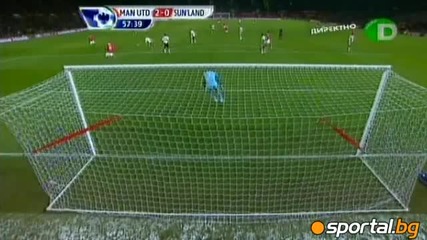 2 Гола на Бербатов - Manchester United 2:0 Sunderland