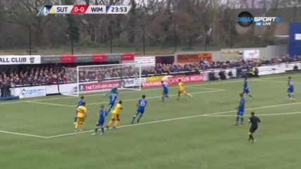 Сътън - АФК Уимбълдън 0:0 /първо полувреме/
