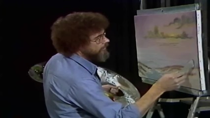 S01 Радостта на живописта с Bob Ross E09 - морски пейзаж ღобучение в рисуване, живописღ