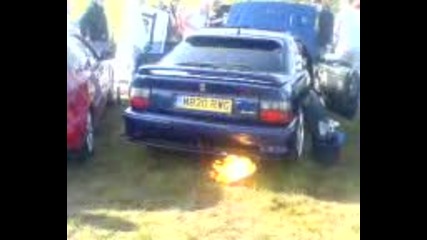 Rover 220 Coupe Turbo With Flames
