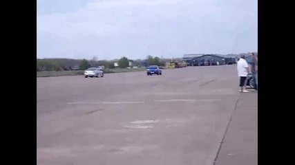 Subaru vs Skyline Drag race [hq]