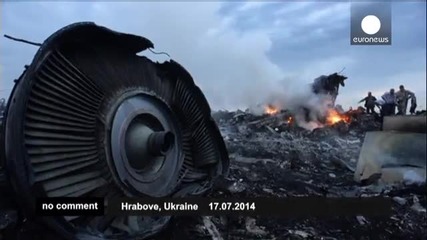 Останките от полет M H 17 в Украйна