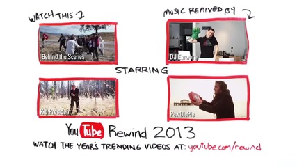 Youtube Rewind - Какво ни каза 2013 година?
