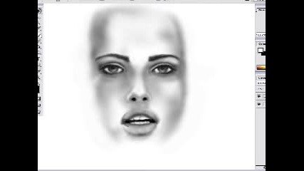 Adriana Lima Speed Painting By Stephen Gl