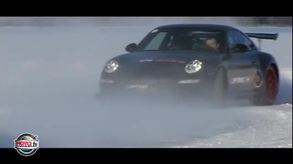 Extreme 258 Km H Sur La Glace Match Porsche Gt3 Rs Face A Yamaha Yzf 1000 R1 - Youtube