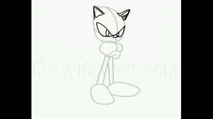 Now To Draw Shadow The Hedgehog