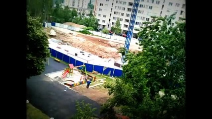 Моята гледка от прозореца: Как се строи сграда в София - Прогрес за Седмица 1