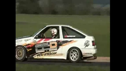 Toyota Ae86 Drift At Pouilly (france)