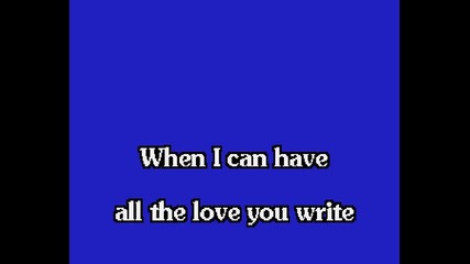 Elvis Presley - Love Letters (karaoke)