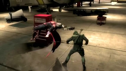Injustice Gods Among Us - Superman vs Green Arrow Battle Arena