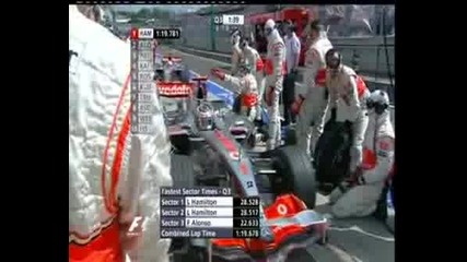 Alonso Blokira Hamilton Na Hungaroring.avi