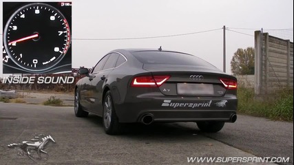 Звук от цялостна спортна генерация Supersprint за Audi A7 3.0tfsi V6
