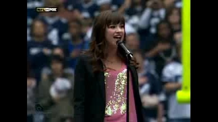 Demi Lovato Singing the National Anthem live